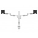 M VESA Deskmount Officeline Dual White M VESA Deskmount Officeline Dual White