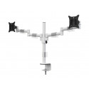 M VESA Deskmount Officeline Dual White M VESA Deskmount Officeline Dual White