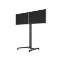 M Public Display Stand 180 HD Dual Black M Public Display Stand 180 HD Dual Black