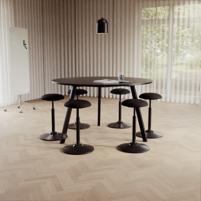 Konferenztisch-Set Viggo Rund + Comfort