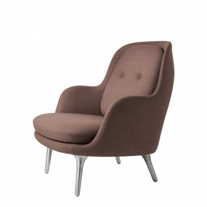 Lounge-Sessel FRI™ - bezogen mit dem Stoff Christianshavn