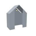 Schallabsorbierender Raum Half a Hut - Mit Vorderwand und Kabelkanal
