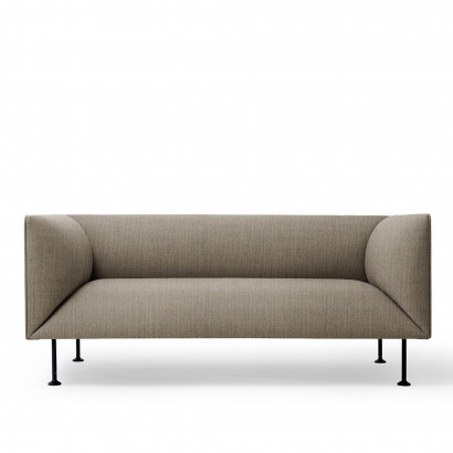 Godot Grey - 2-Sitz-Sofa