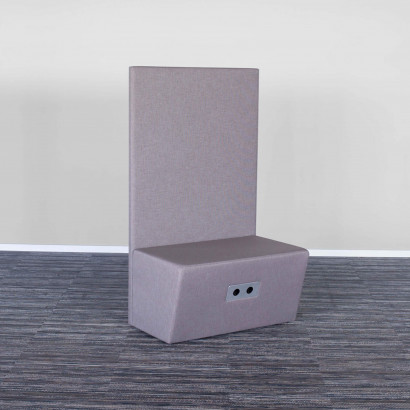 Schallabsorbierendes Sofa Half a Hut - Mit Steckdose