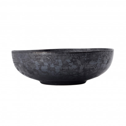 Serveringsskål Pion - Ø22 cm, Svart/Brun