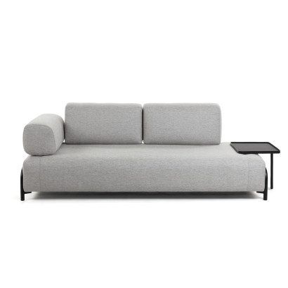 Sofa C.O - 3-Sitzer, mit Tablett