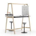 Hoge projecttafel Nova Wood - HPL