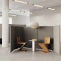 Bureauscherm Soneo 30, inclusief zwarte klemmen | DPJ Workspace
