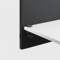Bureauscherm Soneo 30, inclusief zwarte klemmen | DPJ Workspace
