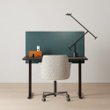 Bureauscherm Soneo 30, inclusief zwarte klemmen | DPJ Workspace