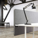 Bureauscherm Edge - Voor gemonteerd, 70 cm