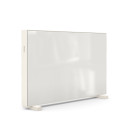 Scheidingswand Unit – Met glazen schrijfbord, Parelwit/Grijs