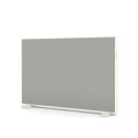 Scheidingswand Unit – Met glazen schrijfbord, Parelwit/Grijs