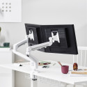 Monitorarm Elevate Dual Monitor Arm 52 - 3-8kg, gasveer