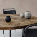 Eettafel Kant - rond tafelblad | DPJ Workspace