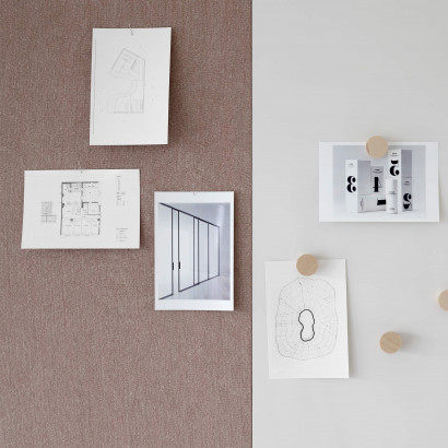 Prikbord Air Textile - Beklede module