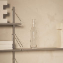 Wandrek Shelf Library Double Section - Roestvrij
