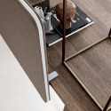 Bureau scherm Edge - Frontmontage, 120x70 cm, Wit