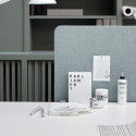Bureau scherm Edge - Frontmontage, 120x70 cm, Wit