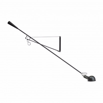 265 vägglampa - svart