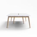 Teamarbeitsplatz Nova Wood - 4 Personen