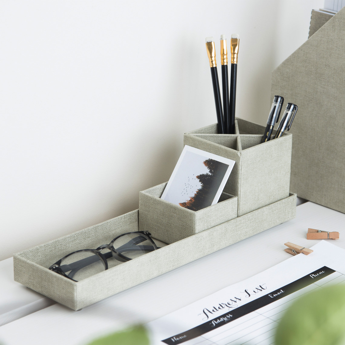Schreibtisch Organizer Design