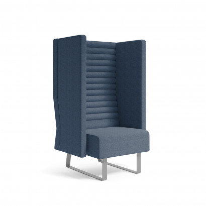 Schallabsorbierender Sessel Box High - 1-Sitzer