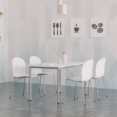 Esstisch-Paket 4-8 Personen - Noor 6050 ungepolsert