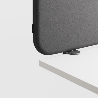 Tischtrennwand Akustik Softline 30 - 59 cm hoch über dem Tisch