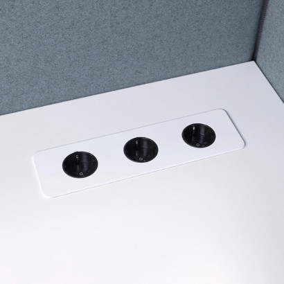 Tisch-Steckdose slim 3