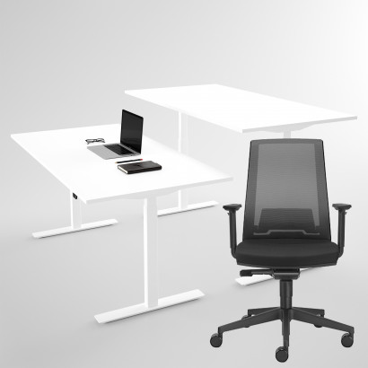 Komplett arbetsplats - Mesh