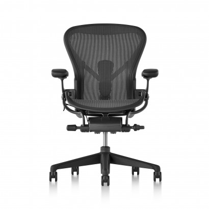 Herman Miller Aeron - Adjustable PostureFit Support, Schwarz