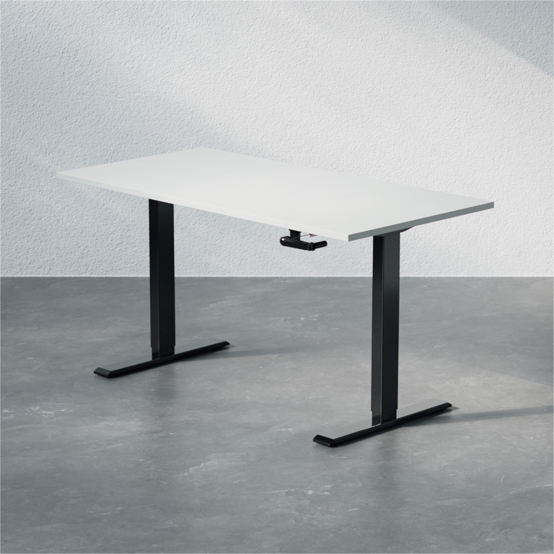 Höhenverstellbarer Schreibtisch - Standard mit kurbel