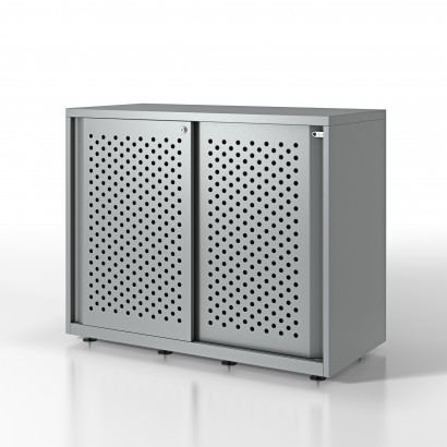 Skåp glide perforated doors 80 cm x 47 cm x 115 cm