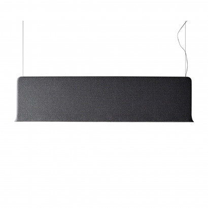 Schallabsorbierende Pendel-Leuchte Trumpet - 204 cm downlight