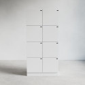 Schließfachschrank Lockers Fifty - 208x98x51,5 cm