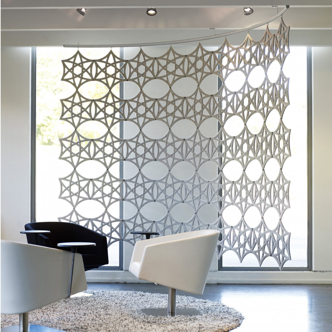 Airflake Line - hängender Schallabsorber