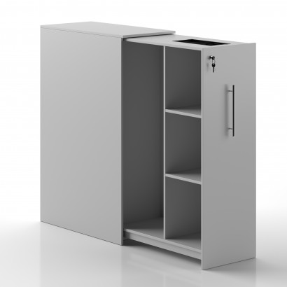 Seitenschrank 3+1 Regalböden (Tower) rechtsseitig