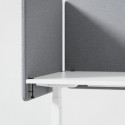 Tischtrennwand Akustik Modea - Komplettpaket mit Tischbeschlägen