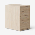 Standcontainer Modea - 3 Schubladen, 1 Hängeregister, 60 cm tief