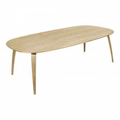 Esstisch Gubi - Ovale Tischplatte, 230 cm