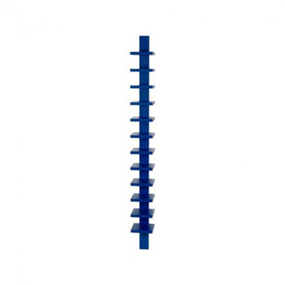 Pilaster vägghylla - blå bets