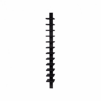 Pilaster vägghylla - svart bets