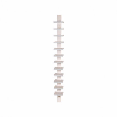 Pilaster vägghylla - vit bets
