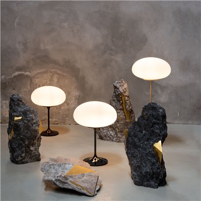 Tischlampe Stemlite - Pebble Grey, 42 cm