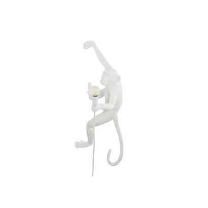 Monkey Lamp Indoor Hanging Right Hand - Weiß