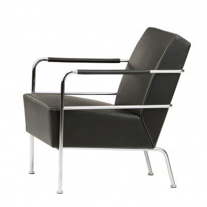 Sessel Cinema Easy Chair - schwarzes Elmo Nordic Leder