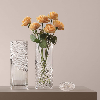 Orrefors Vase Carat - niedriger Schliff, 37 cm hoch, Ø14 cm