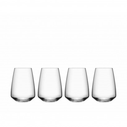 Orrefors Trinkglas Pulse - 35 cl, 4er-Pack