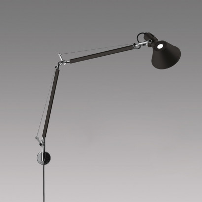 Tolomeo Mini Wandlampe Schwarz
